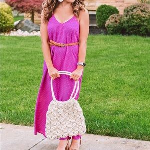 Polka Dot Maxi Dress